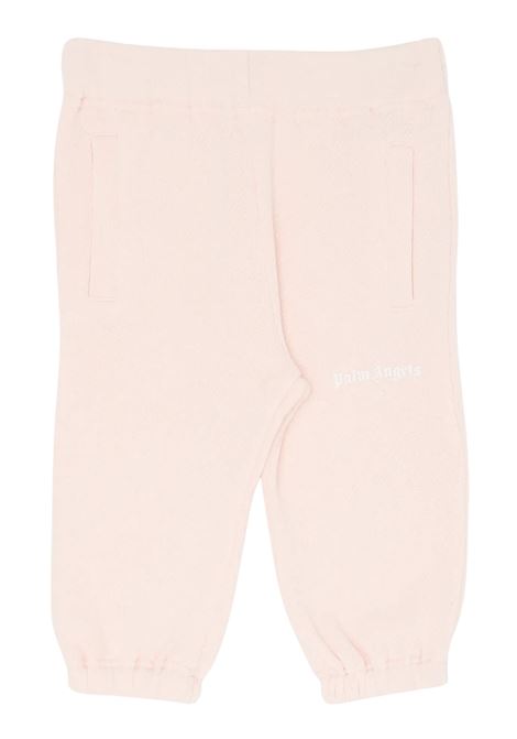 Pantalone neonata rosa in cotone PALM ANGELS | PGXD002S23FLE/DELROSA